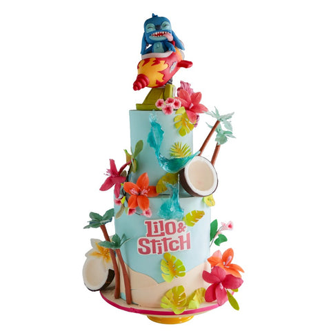 Tropical Trouble Cake - Pastel de Stitch