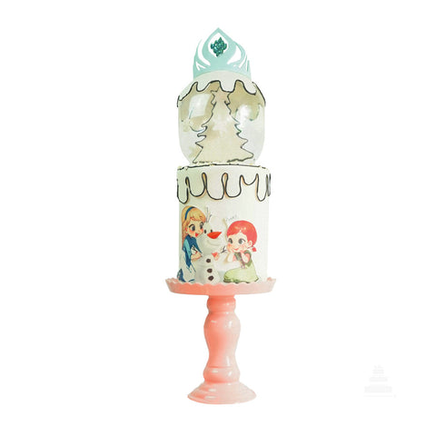 Frozen Cake - Pastel Navideño de Frozen