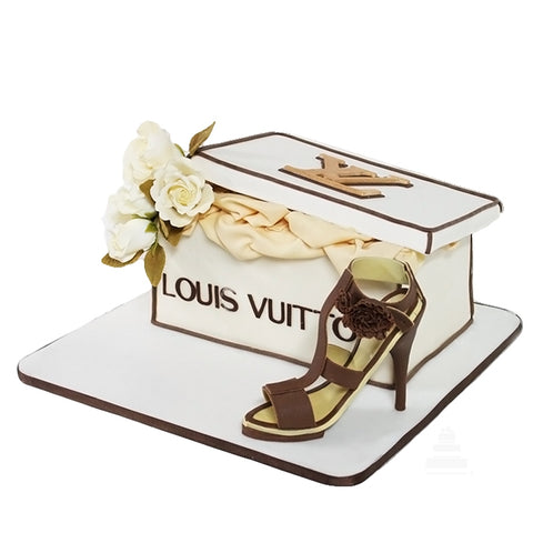 Pastel de Caja de Regalo de Louis Vuitton, Louis heels