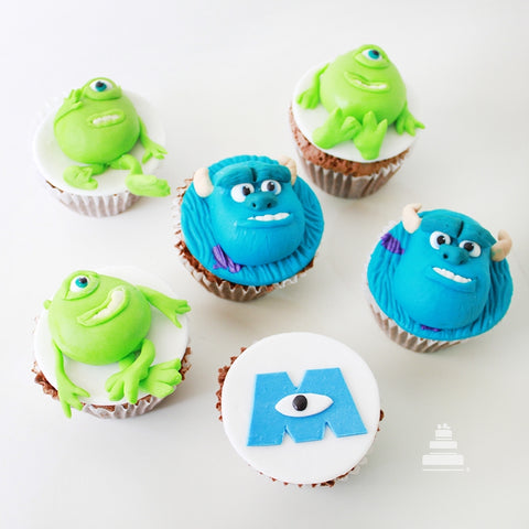 Monsters cupcakes
