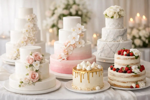 12 ejemplos de pasteles para boda bonitos