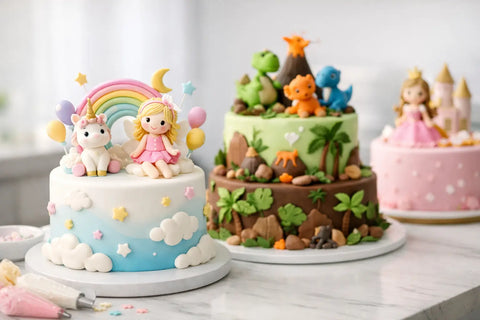 Guía de pastel temático infantil sin fallar