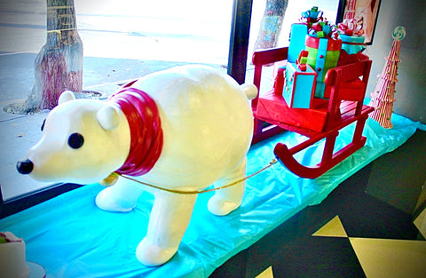 ¡Navidad llegó en trineo!