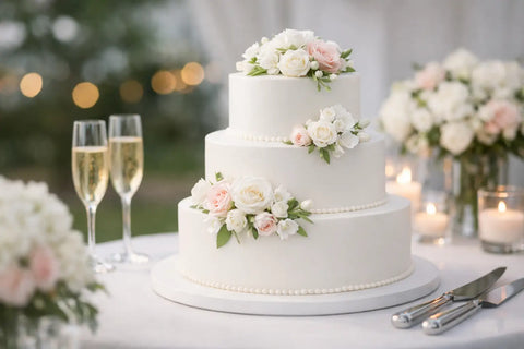 Guía de pastel para boda sin errores