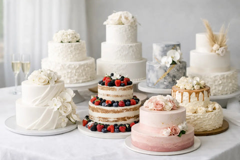 10 mejores pasteles para boda civil