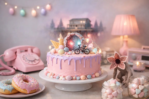 Pastel Stranger Things temático: ideas que lucen