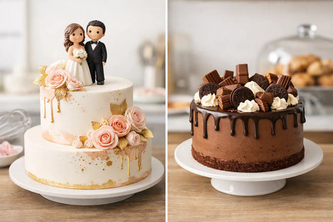 Pastel personalizado vs pastel comercial