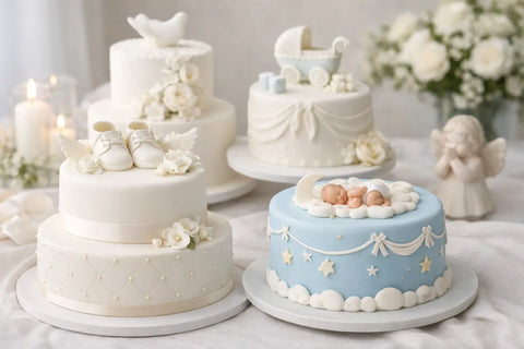 11 ideas de pastel para bautizo con estilo