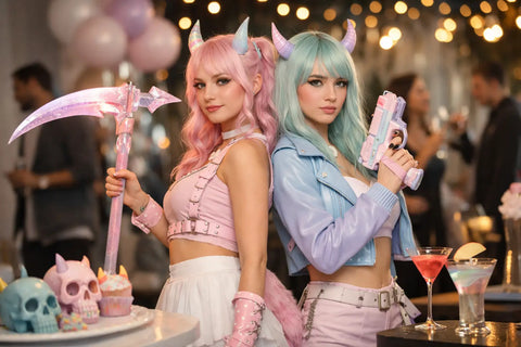 Pastel demon hunters para fiestas con estilo