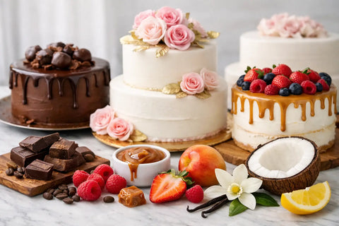 Guía de sabores para pastel elegante