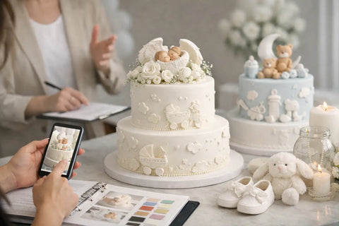 Cómo ordenar pastel para bautizo sin fallar
