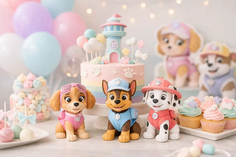 Pastel Paw Patrol cumpleaños con estilo