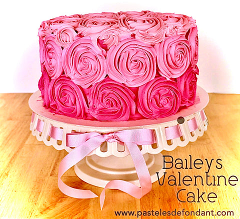 Pastel de Baileys para los enamorados