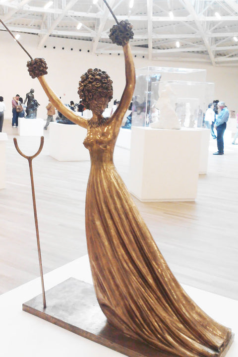 Una escultura nada común en el Museo Soumaya