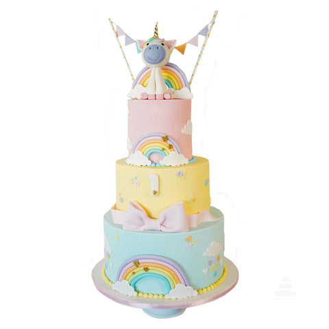 Pastel de unicornio en CDMX