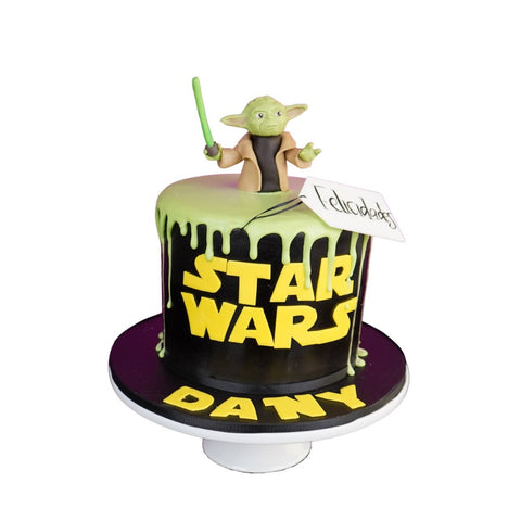Pastel de Star Wars en CDMX