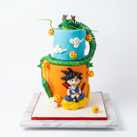 Pastel de Dragon Ball en CDMX