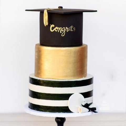 Congrats Cake, pastel decorado para celebrar graduación