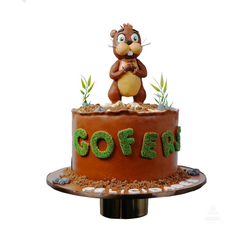 Gofers Cake - Pastel personaje de ardilla