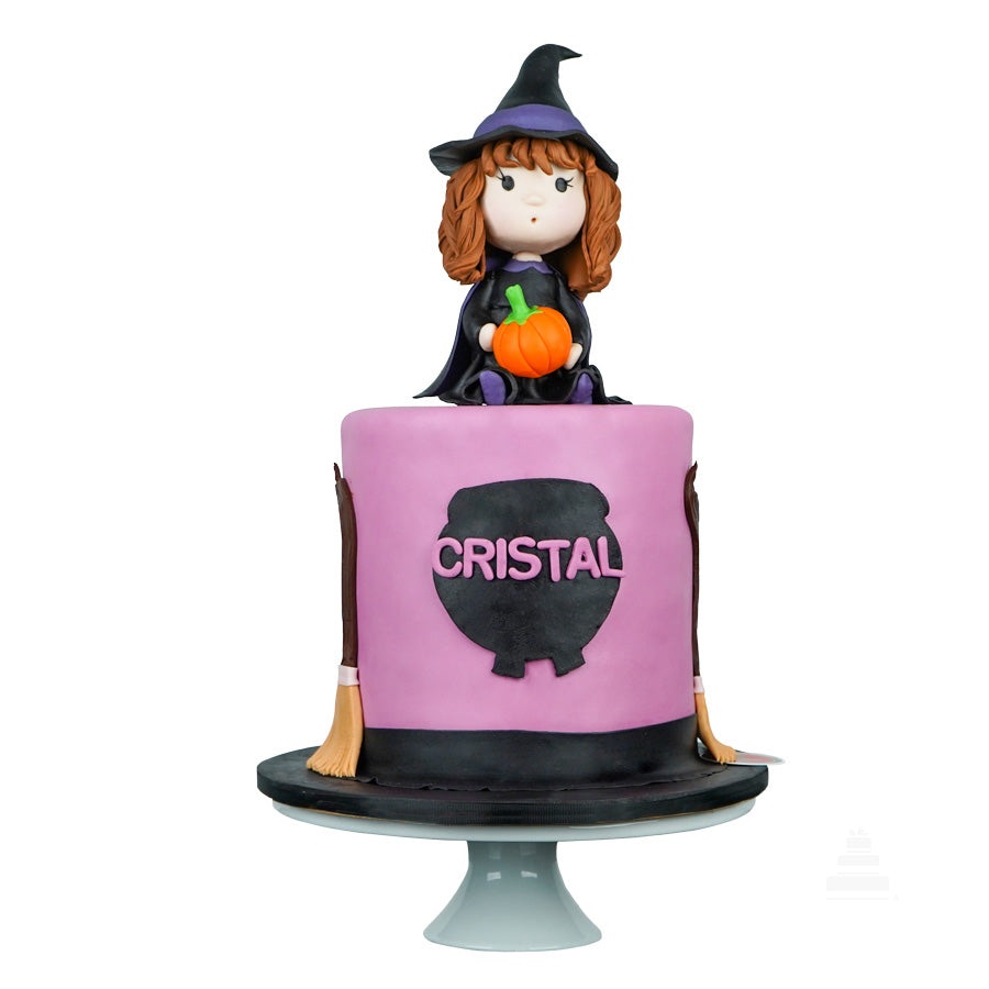 Pastel Brujita y Caldero