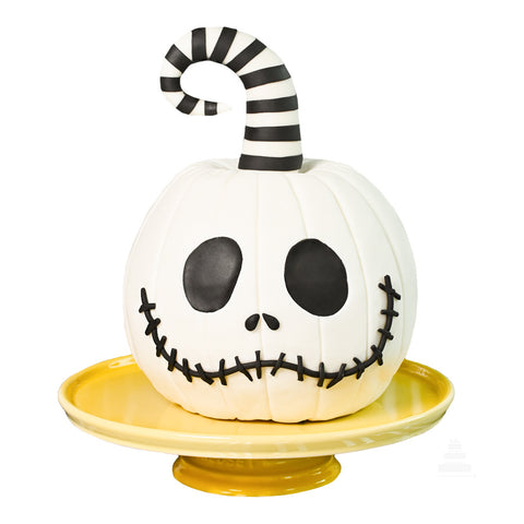 Pastel de Jack Skellington hecho con fondant - Jack Skellington Cake