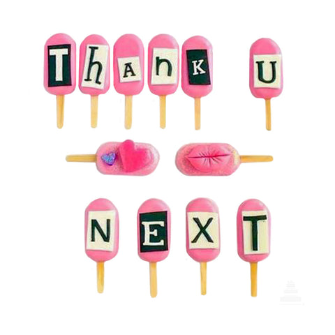 Thank U Next Cake Pops - Paletas Mean Girls