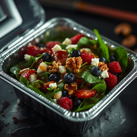 Ensalada de Berries y Queso de Cabra - Navidad y año nuevo