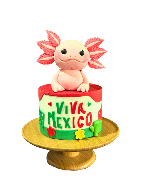 Axolotl Cake - Pastel de Ajolote