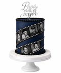 Pastel Día del Padre personalizado con fotografías personalizado