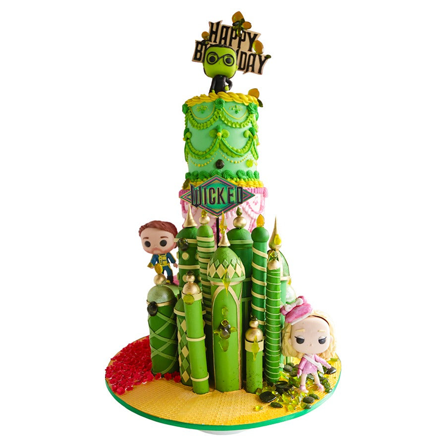 Pastel de Wicked en Fondant | Wicked Emerald City