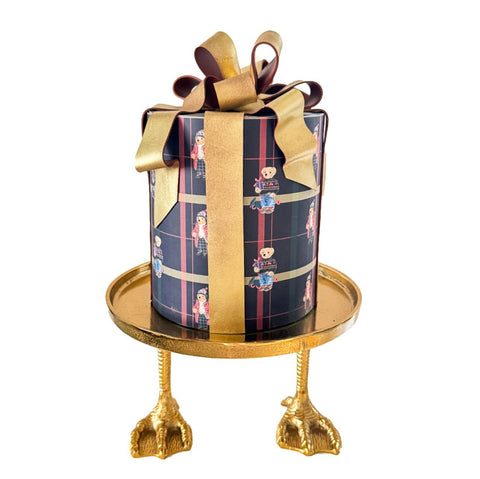 The Golden Gift – Holiday Collection, Pastel Caja de Regalo con Moño Dorado