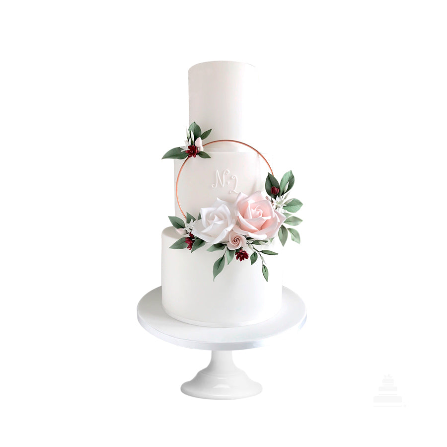 Pastel White Garden para Boda Elegante