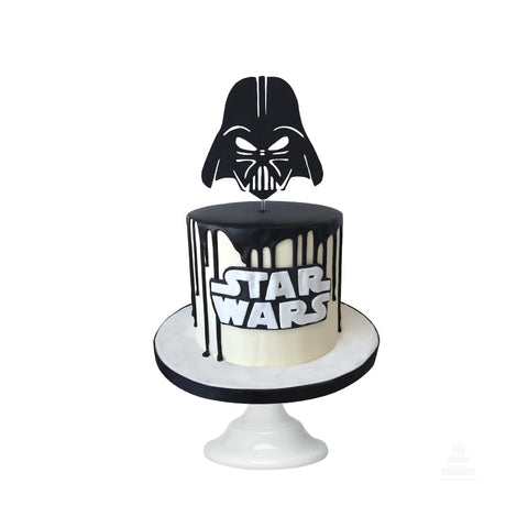 Darth Father, Pastel decorado con caketopper de Darth Vader