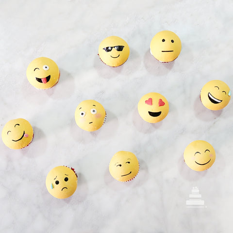 Emoji cupcakes