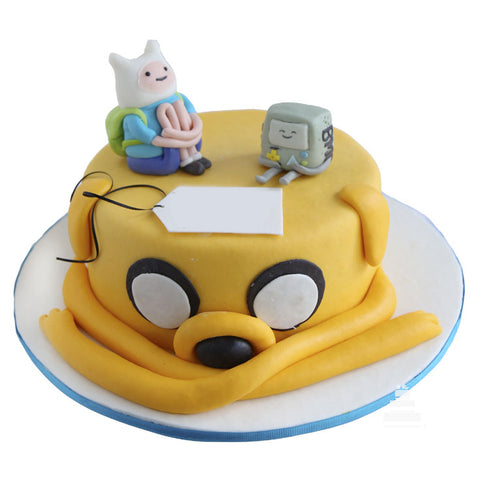 Finn and Jake, pastel decorado de hora de aventura