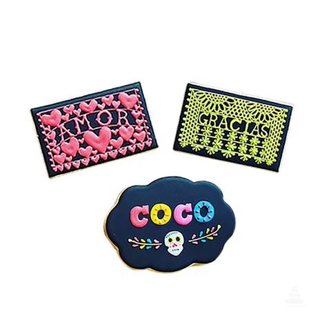 Coco cookies, galletas del día de muertos