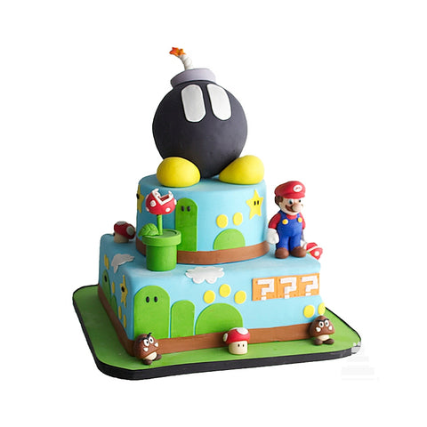 Gamers Choice, pastel decorado de Super Mario Bros