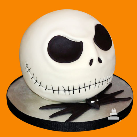 Jack Cake, pastel con la cabeza de halloween