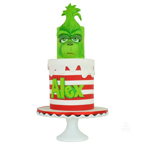 Mr. Sweet & Adorable Grinch Cake