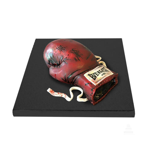 Pastel de Box, pastel decorado de guante de box Everlast