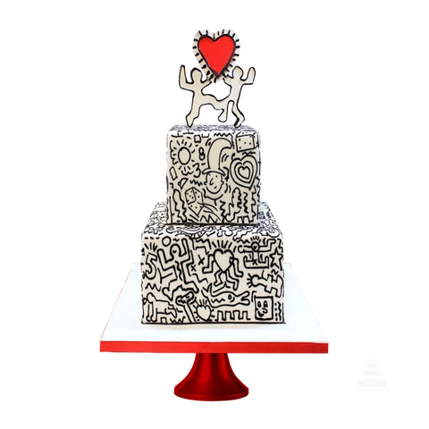 Keith Haring Cake, Pastel de cumpleaños