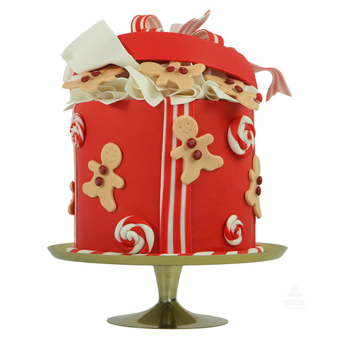 Ginger Sweet Gift Cake, pastel de regalo con galletas de jengibre