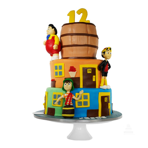 Chavito cake - Pastel de la vecindad del Chavo del 8