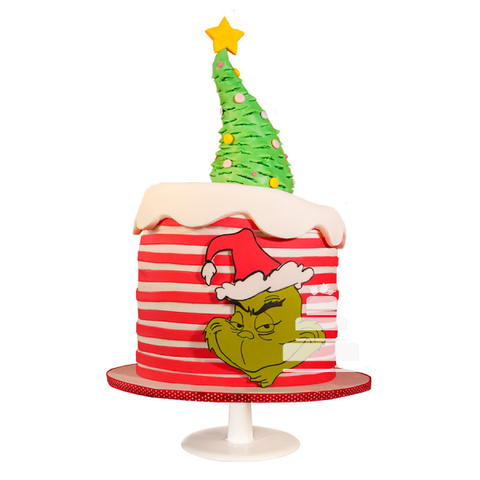 Pastel Vintage Grinch - Grinch Vintage Cake