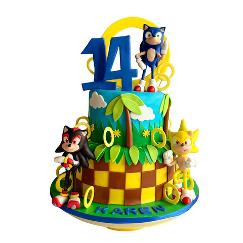 pastel de sonic