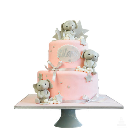 Elephant Cake, pastel infantil de elefantes