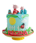 pastel peppa pig pequeño