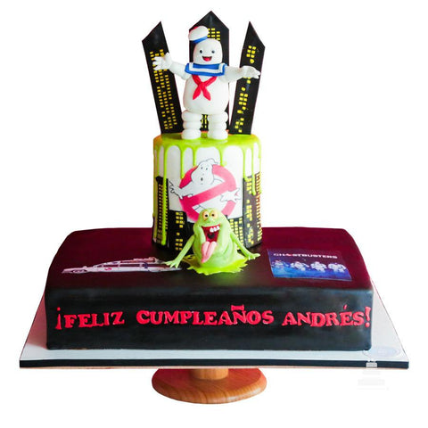 Ghostbusters party cake - Pastel de tematizado de cazafantasmas