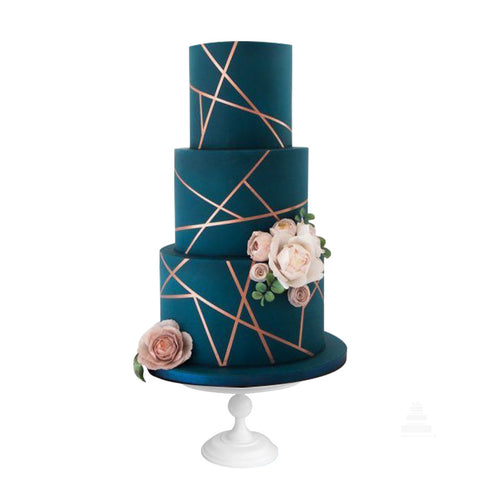 Aquamarine Wedding, pastel para boda moderno