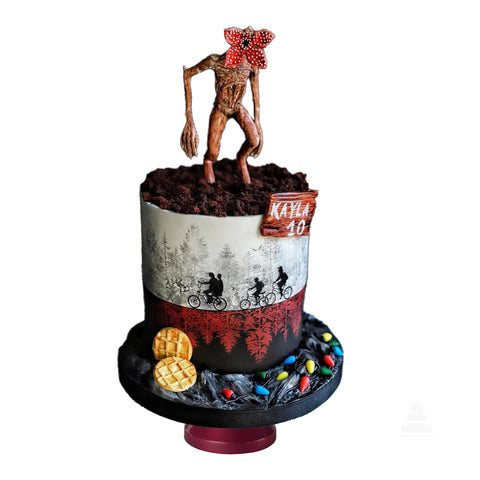 Stranger & Sweet Demogorgon, pastel de Stranger Things la serie